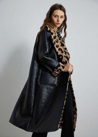 Комбінована зимня куртка куртка-пальто SHEIN