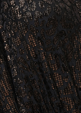 Бронзовое вечернее платье с открытой спиной KOTON леопардовый