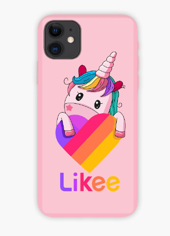 Чехол силиконовый Apple Iphone 8 plus Лайк Единорог (Likee Unicorn) (6154-1597) MobiPrint (219535827)