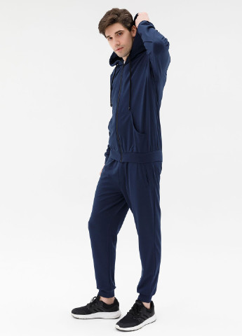 Синий демисезонный мужские спортивные костюмы ISSA PLUS