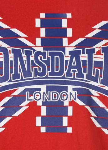 Червона футболка Lonsdale