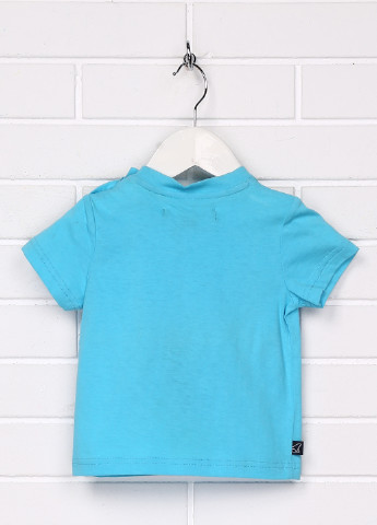 Голубая летняя футболка с коротким рукавом North Pole