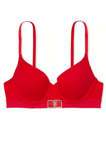 Красный демисезонный комплект (бюстгальтер, трусики) Victoria's Secret