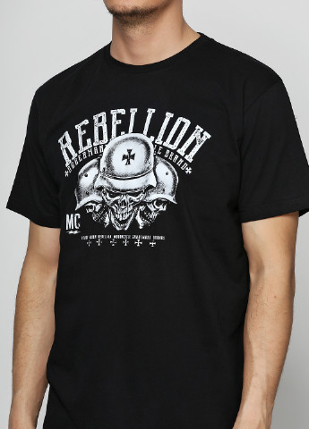 Чорна футболка Dobermans Aggressive