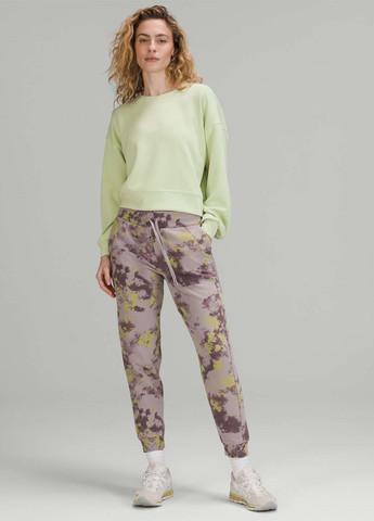 Салатовый свитшот Lululemon Athletica однотонный без декора (354011643)