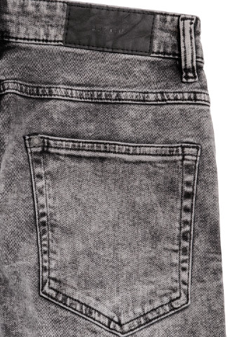 Джинси H&M завужені однотонні темно-сірі джинсові