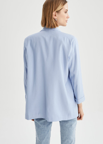Голубой женский пиджак DeFacto - демисезонный