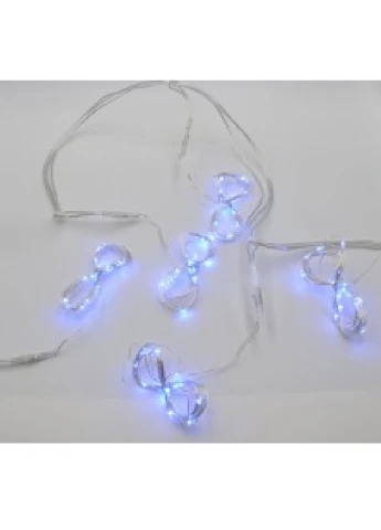 Новорічна гірлянда штора 600 Led прозорий провід 8 м (472836-Prob) Синя Francesco Marconi (250544572)