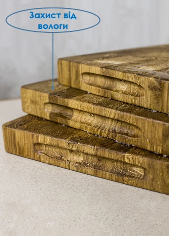 Торцева обробна кухонна дошка з натурального дуба 35х50х4см HouseWood (252434230)