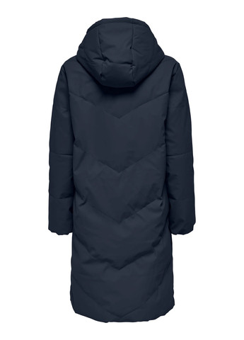 Темно-синяя зимняя куртка куртка-пальто Only
