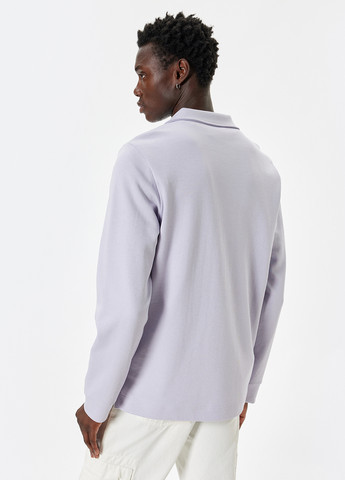 Світло-ліловий світшот KOTON однотонний без декору (362159990)