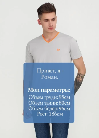 Світло-сіра футболка MSY