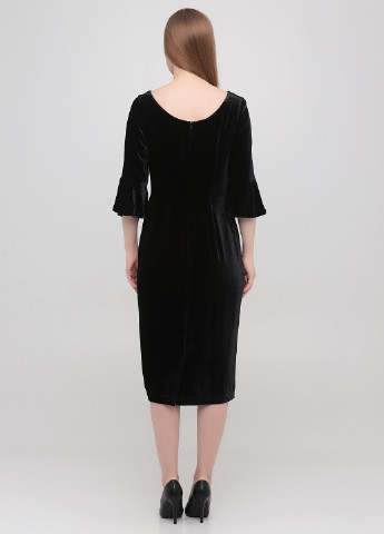 Черное кэжуал платье футляр Boden однотонное