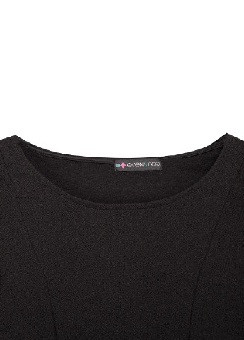 Чорна вечірня сукня Even&Odd однотонна