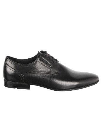 Черные мужские классические туфли 198126, черный, 45, 2999860535464 Cosottinni на шнурках