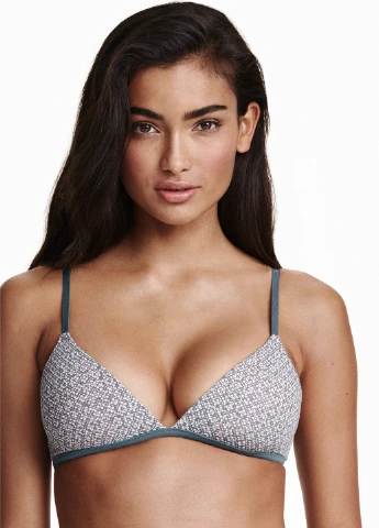 Комбинированный демисезонный бюстгальтер (2 шт) H&M