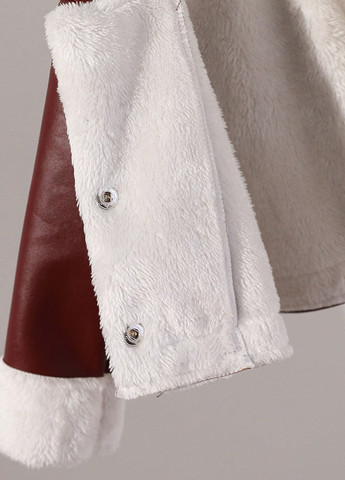 Бордова демісезонна куртка SHEIN