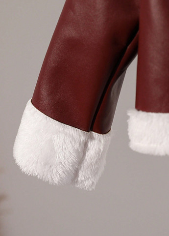 Бордова демісезонна куртка SHEIN