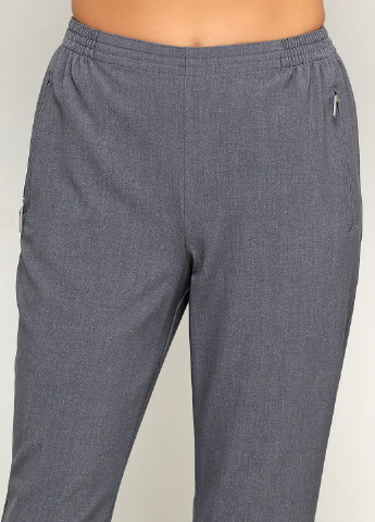 Серые кэжуал демисезонные брюки Share