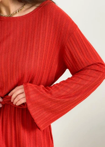 Коралова сукня-туніка коралового кольору shuna кльош Comfort
