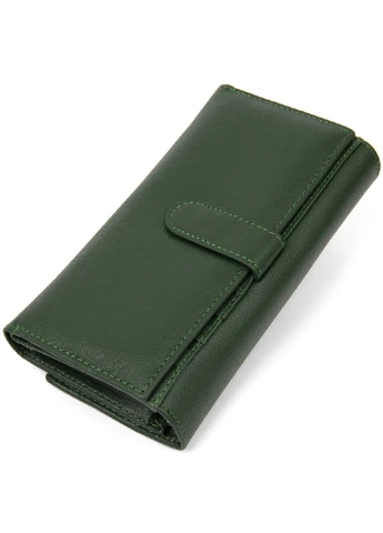 Жіночий шкіряний гаманець 19х10х3 см st leather (252130811)