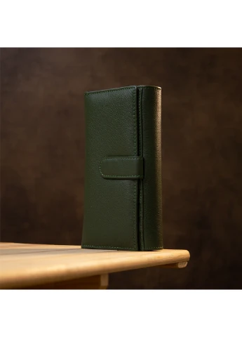 Жіночий шкіряний гаманець 19х10х3 см st leather (252130811)