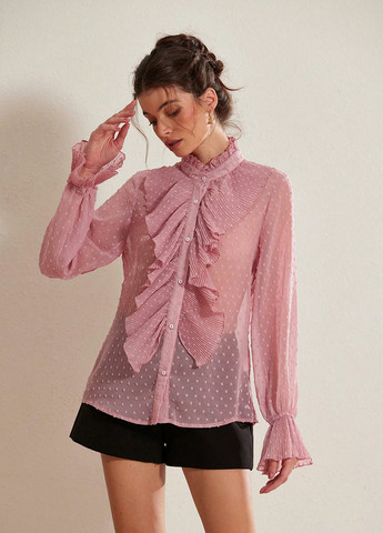 Світло-рожева блуза SHEIN