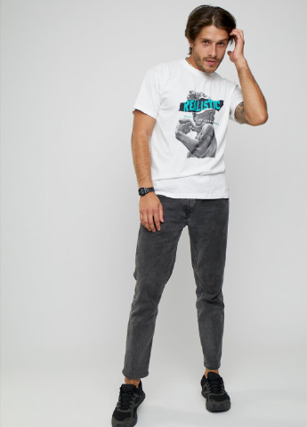 Біла футболка чоловіча YAPPI