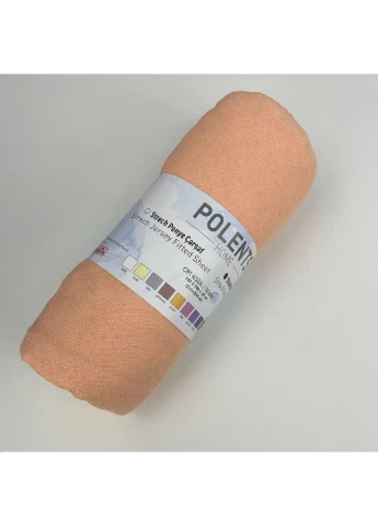 Простирадло на резинці Polents 6362 210х250 см персикова No Brand (253661900)