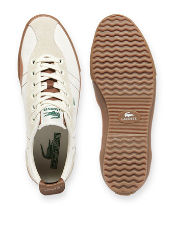 Бежевые демисезонные кроссовки Lacoste Backslam