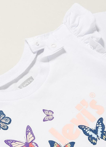 Белый демисезонный комплект (песочник, носки) Levi's