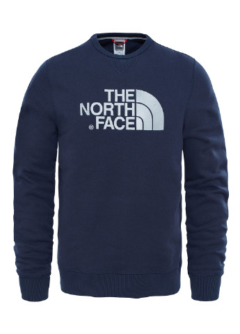 Свитшот The North Face - крій логотип темно-синій кежуал - (93924429)