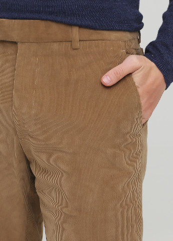 Светло-коричневые кэжуал демисезонные прямые брюки Ralph Lauren