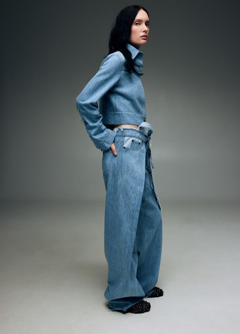 Блакитна демісезонна куртка bobkova