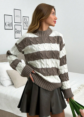 Комбінований демісезонний светр SHEIN