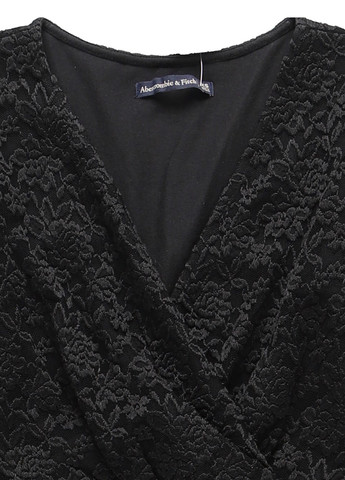 Черное кэжуал платье Abercrombie & Fitch однотонное