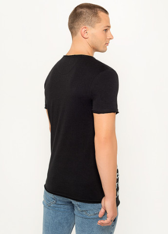 Черная футболка r173 xxl черный (2000904352104) Vaganza