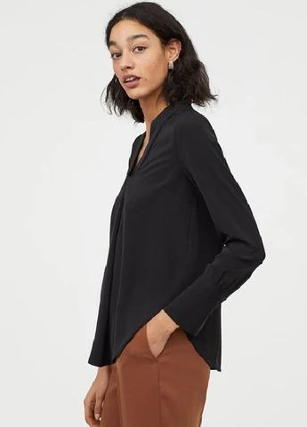 Чорна блуза H&M