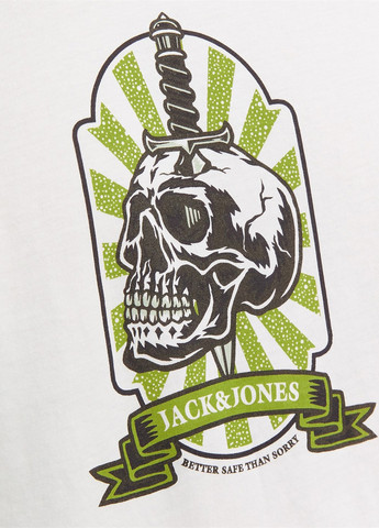 Біла футболка Jack & Jones