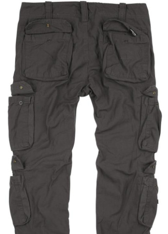 Темно-серые кэжуал демисезонные брюки Surplus