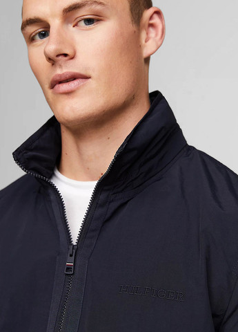 Темно-синя демісезонна вітровка Tommy Hilfiger