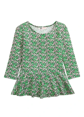 Лонгслів,кольоровий в візерунки, H&M (254866713)