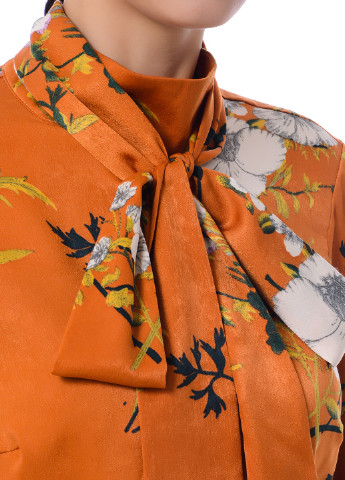 Оранжевая демисезонная блуза Iren Klairie