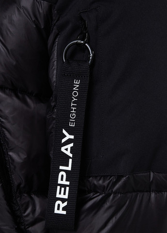 Черная зимняя куртка Replay