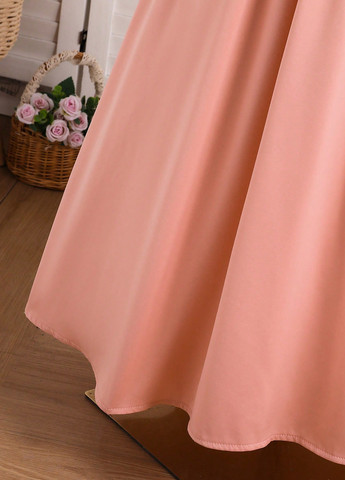 Персиковый летний костюм (майка, юбка) SHEIN