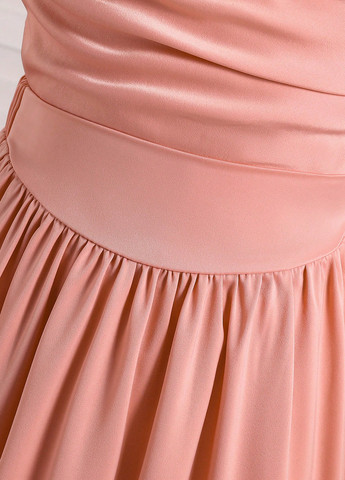 Персиковый летний костюм (майка, юбка) SHEIN