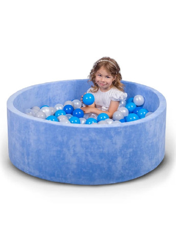 Дитячий сухий басейн для дому вулиці для дітей із кульками (142763-Т) Синій Francesco Marconi (251208256)
