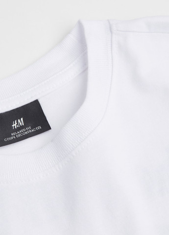 Белая футболка H&M