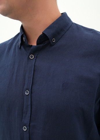 Темно-синяя кэжуал рубашка Stendo