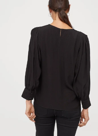 Чорна блуза демісезон H&M